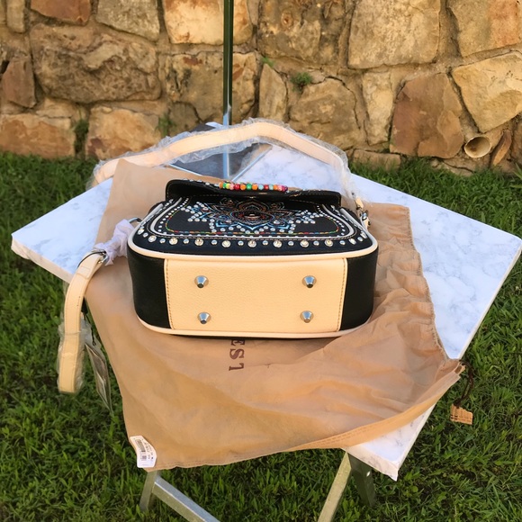 Montana West Black Crossbody NWT - Picture 7 of 8